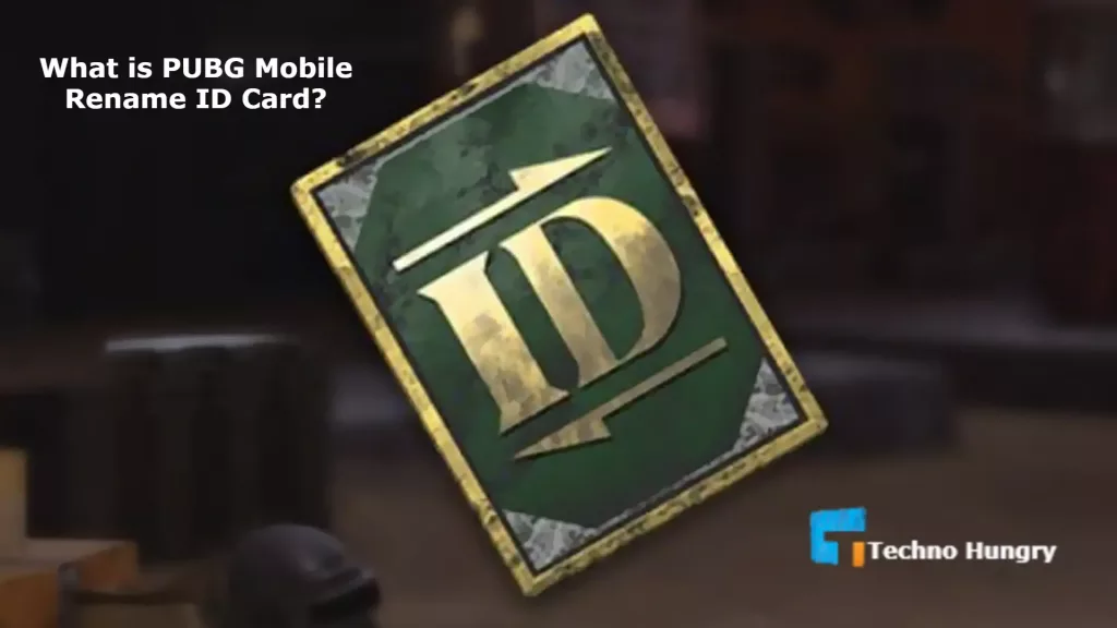 What is PUBG Mobile Rename Card