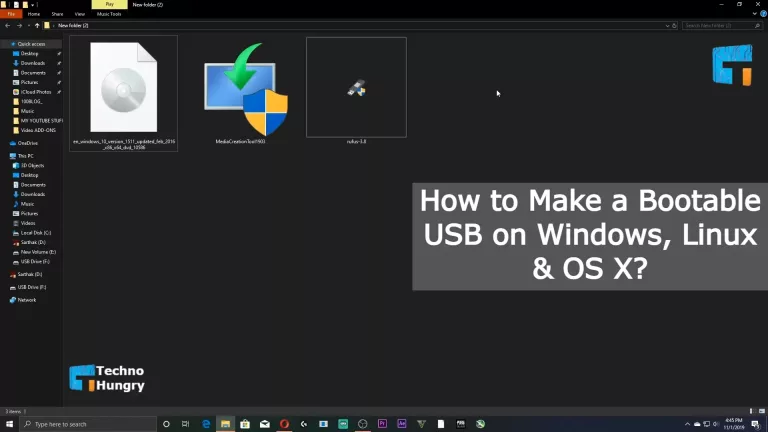 How to Make a Bootable USB
