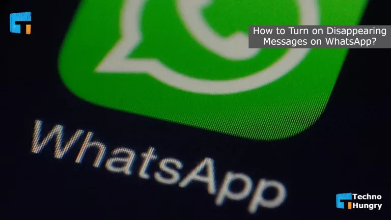 How to Turn on Disappearing Messages on WhatsApp