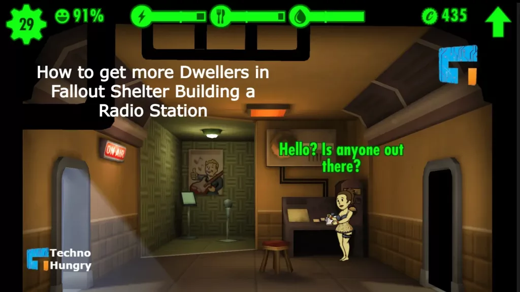 How to get more Dwellers in Fallout Shelter Building a Radio Station