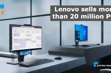Lenovo sells more than 20 million PCs