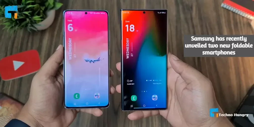 Samsung has recently unveiled two new foldable smartphones