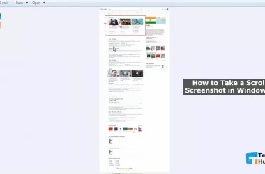 How to Take a Scrolling Screenshot in Windows 10