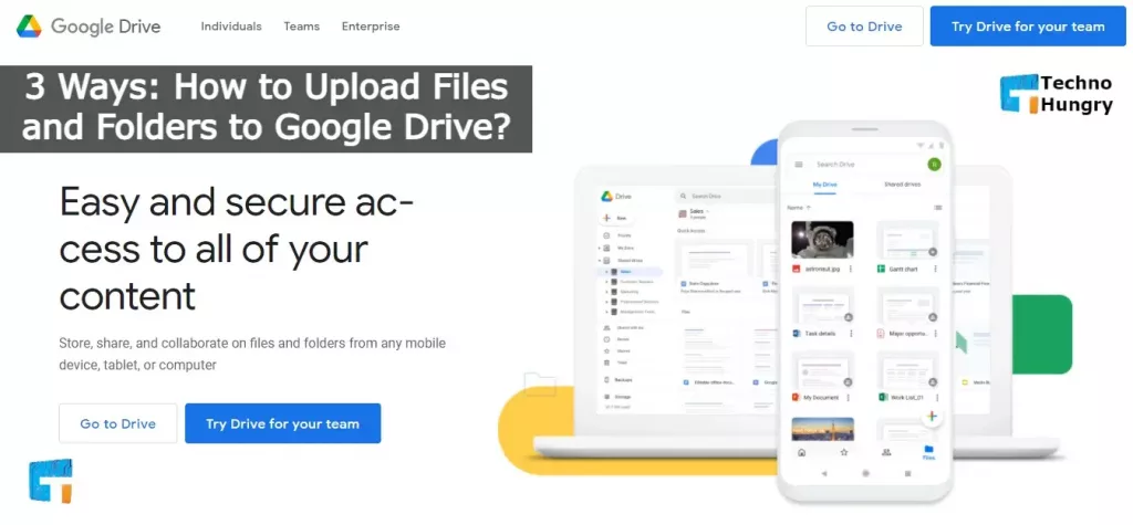 How to Upload Files and Folders to Google Drive