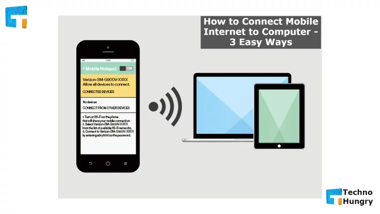 How to Connect Mobile Internet to Computer - 3 Easy Ways