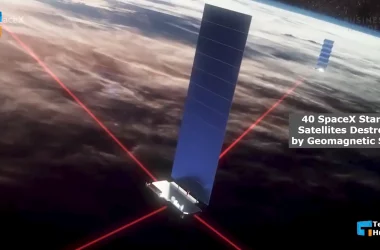 40 SpaceX Starlink Satellites Destroyed by Geomagnetic Storm