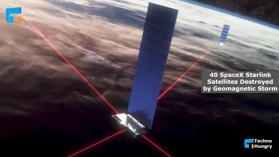 40 SpaceX Starlink Satellites Destroyed by Geomagnetic Storm