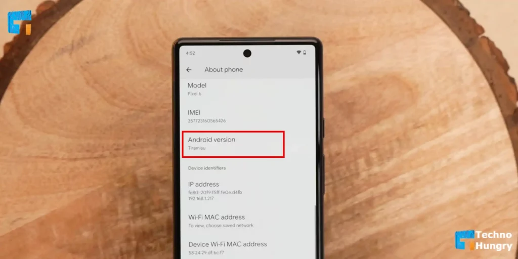 Android Operating System 13 is Tiramisu