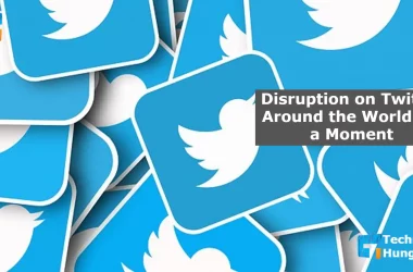 Disruption on Twitter Around the World for a Moment