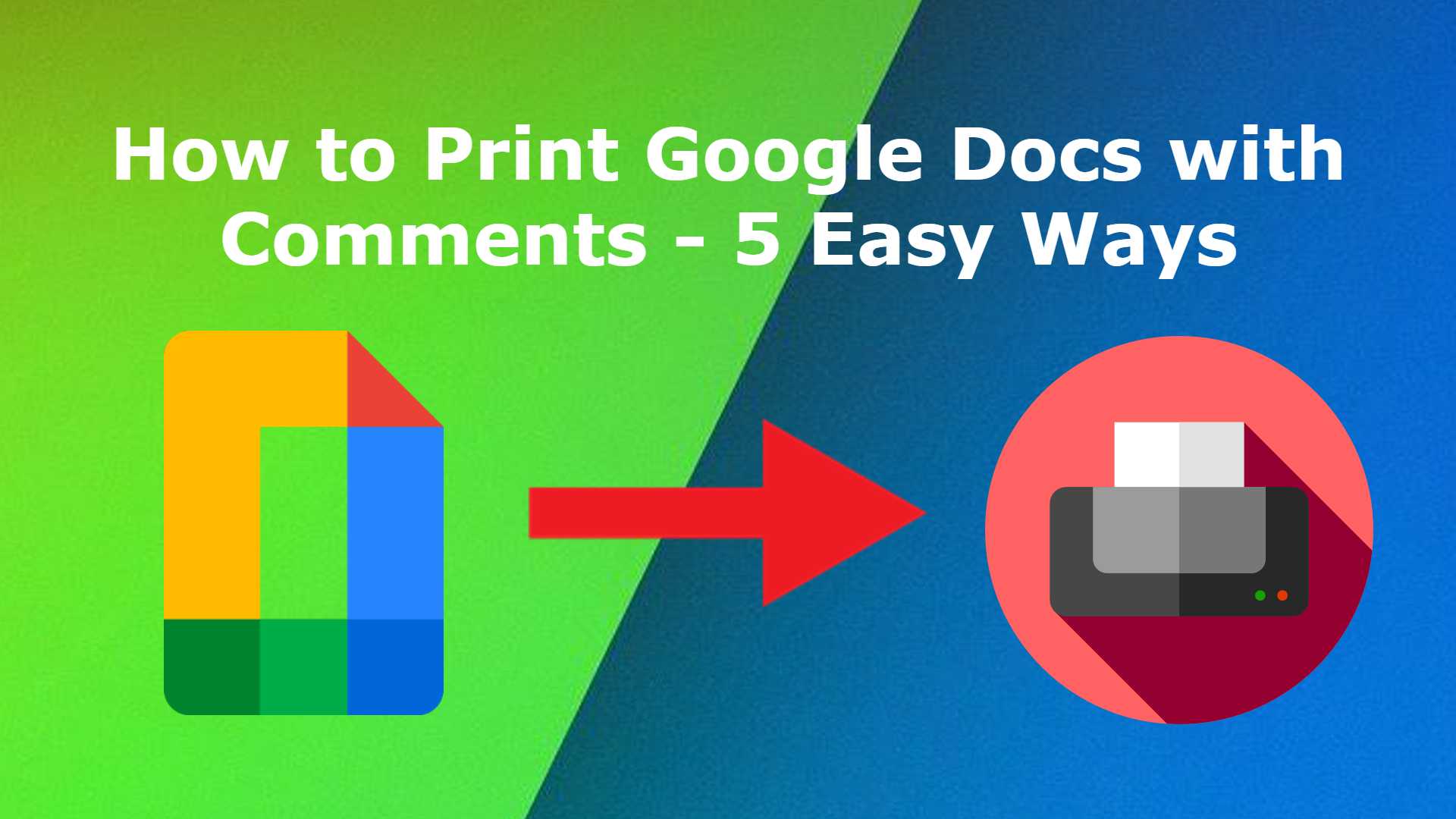 Can You Print Google Docs With Comments