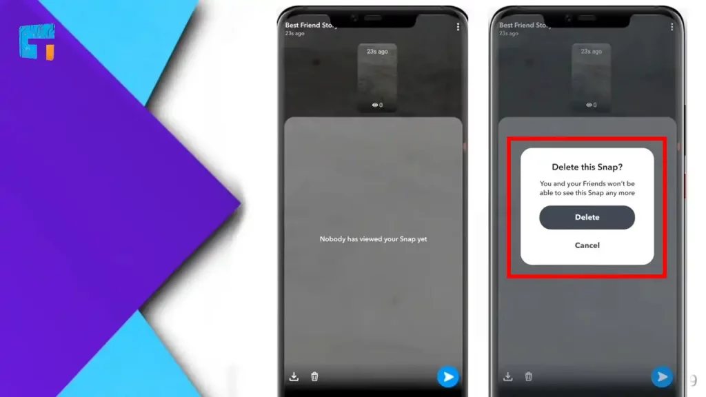 Delete a Snap from My Snapchat Private Story
