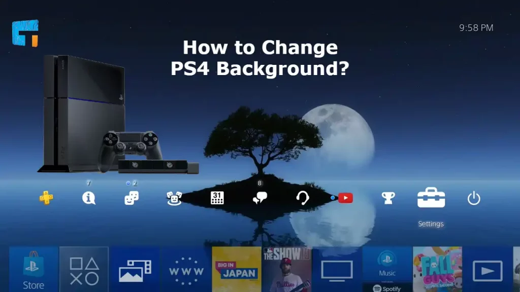 How to Change PS4 Background