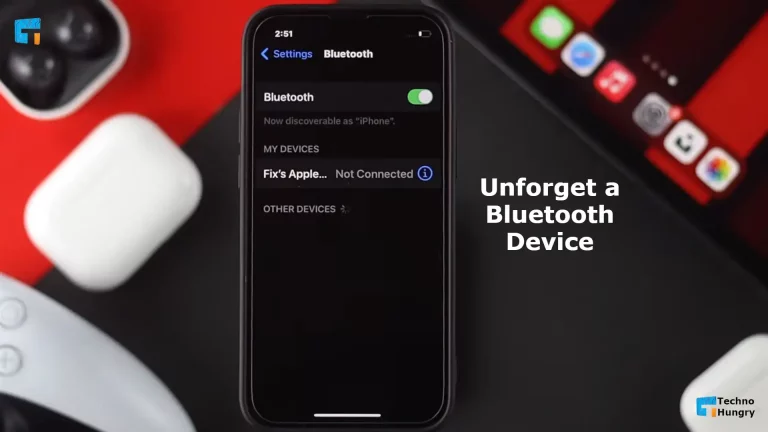 Unforget a Bluetooth Device on iPhone and Android
