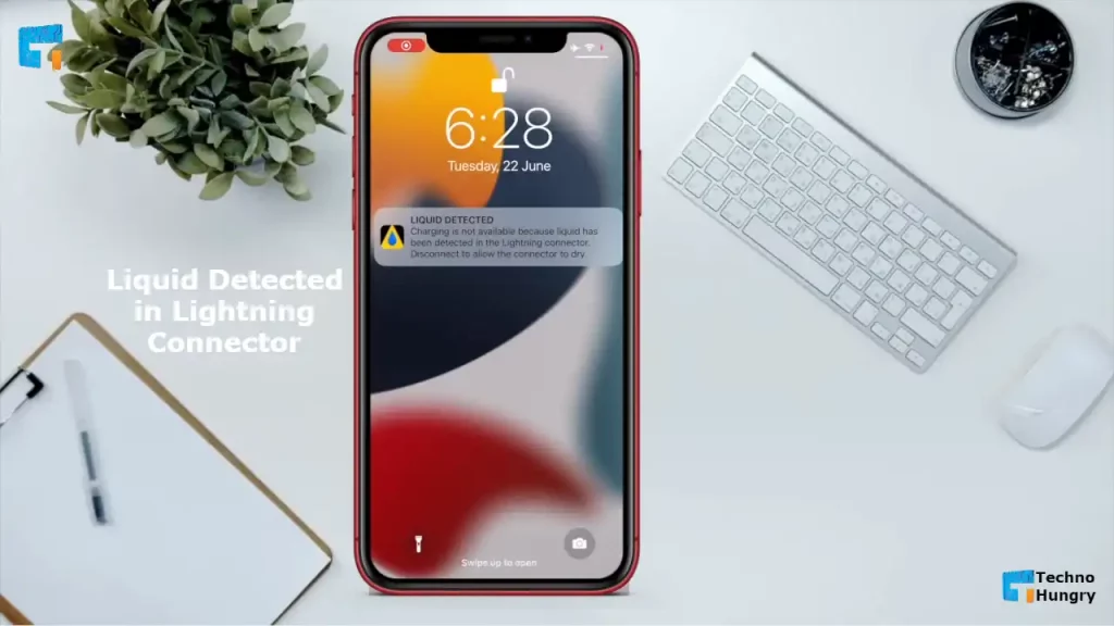 Liquid Detected in Lightning Connector