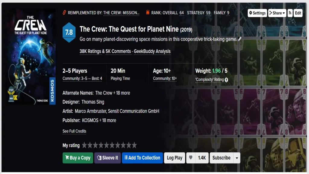 The Crew: The Quest for Planet Nine